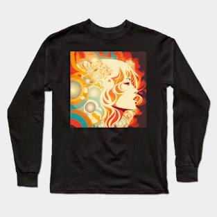 Psychedelic Girl Long Sleeve T-Shirt